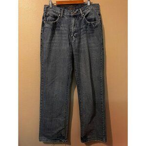 Men's Carbon Black Denim Straight Jeans Size 32x34 [EXCELLENT]